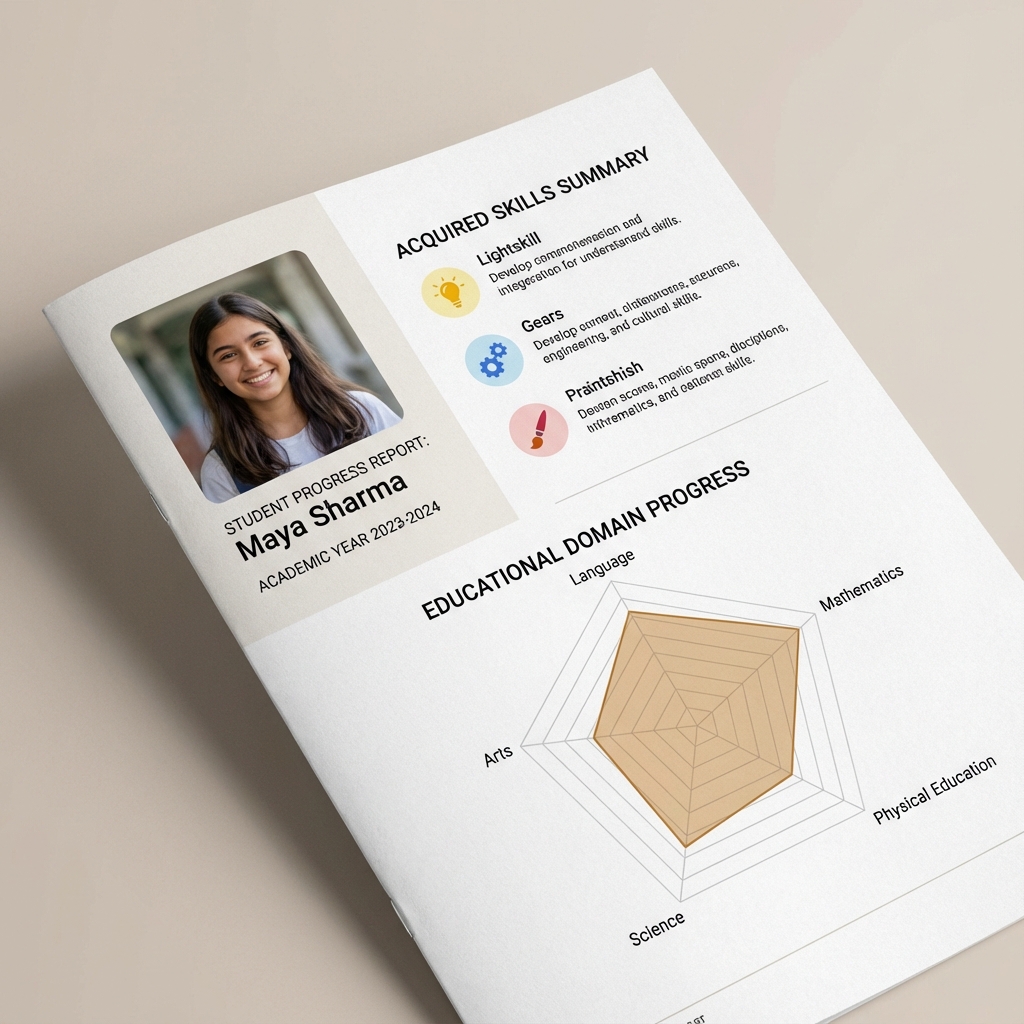 Aperçu d'un rapport PDF MonEval